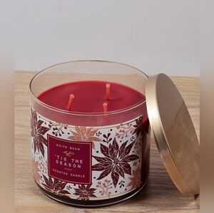 White Barn Bath & Body Works 3 Wick Candle Nwt